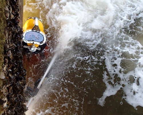 Contact Gilbert Diving for Pile Repairs including Water Blasting Pier
