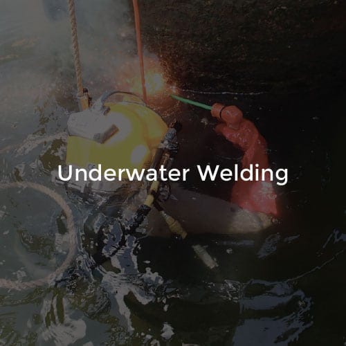 Gilbert Diving carries out Underwater Welding projects.