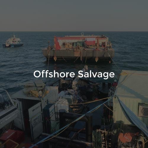 Offshore salvage by Gilbert Diving